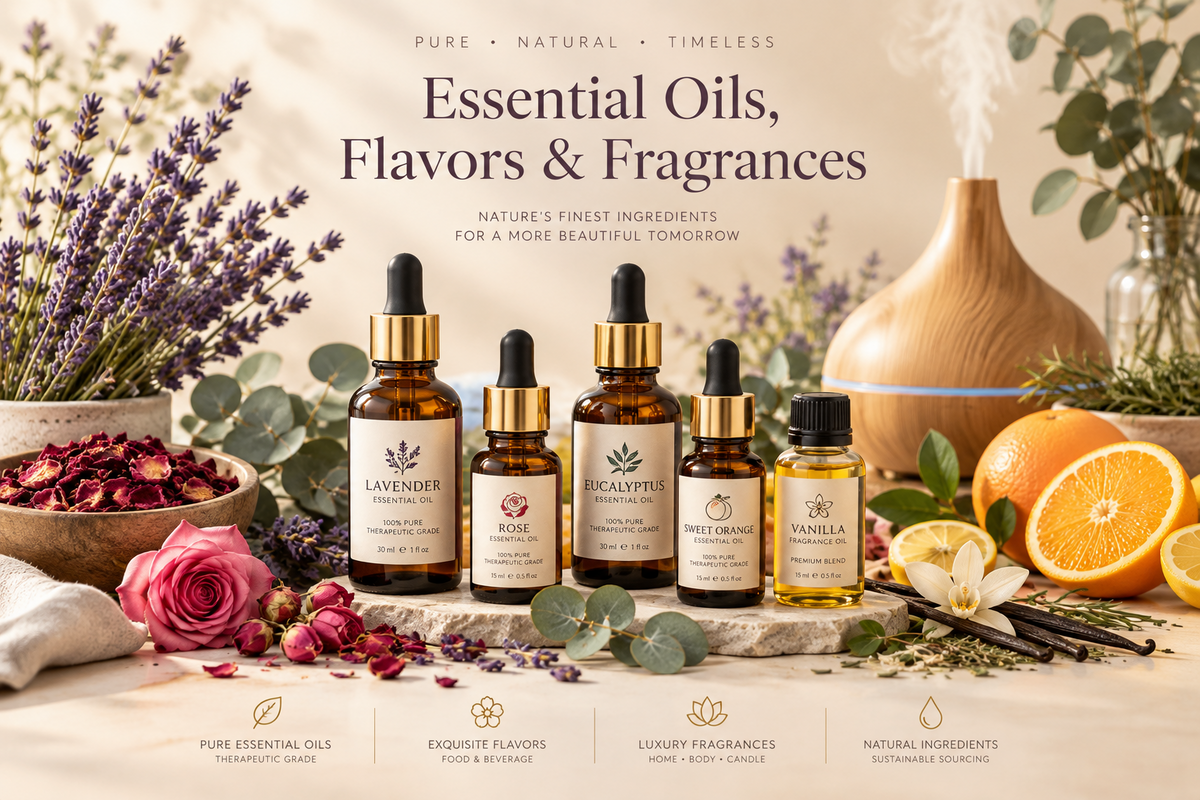 Essential Oils, Flavors & Fragrances